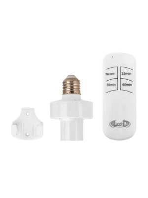 E27 Wireless Remote Control Smart Switch LED lamp Base Wireless Light Switch Kit - Image 1 of 4