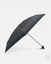 Coach UV Protection Mini Signature Umbrella C4322 Sv/graphite With Tag