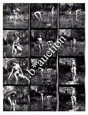 Nudismus AKTSTUDIEN IN DER NATUR * Professioneller Vintage 60s Kontaktbogen #1