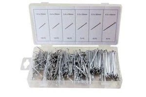 BERGEN 555pc SPLIT PINS/COTTER PINS ASSORTMENT SET B2791 - Picture 1 of 2