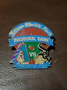 Tucson Electric Park Inaugural Game Diamondbacks v Sox Feb 27, 1998 Enamel Pin - Picture 1 of 2