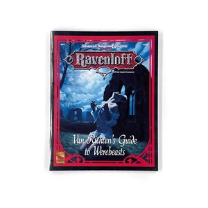 TSR - AD&D 2nd Edition - Ravenloft, Van Richten's Guide to Werebeasts (NM) 9416 - Bild 1 von 3
