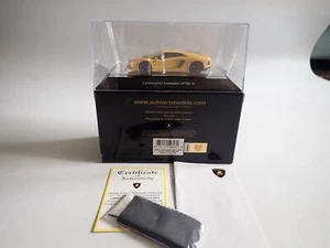 1/43 Autoart LAMBORGHINI AVENTADOR LP700-4 AMARILLO Aleación modelos de coches - Imagen 1 de 14