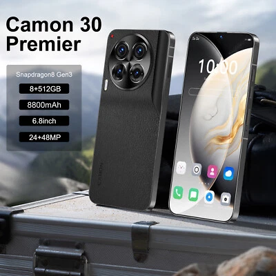 Camon 30 Premier Smartphone 6.8" HD Factory Unlocked Android 8+512GB Dual SIM - Image 1 of 4