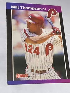 donruss 1989 milton thompson 313. Basketball Card - Picture 1 of 2
