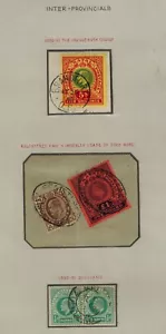 Sud Africa Interprovisionali tra cui Natal 5S & L5 & ULTRA RARO USO ZULULAND - Foto 1 di 1