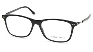 New GIORGIO ARMANI AR7059 5017 Black EYEGLASSES FRAME 53-16-145mm B39mm Italy - Picture 1 of 9