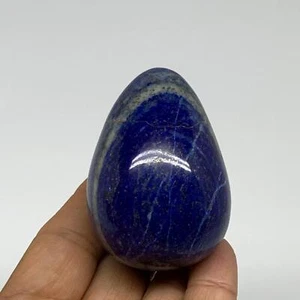 161.1g, 2.4"x1.6", Natural Lapis Lazuli Egg Polished @Afghanistan, B33292 - Picture 1 of 12