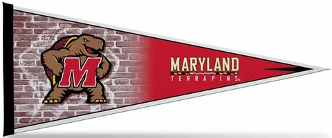 NCAA Maryland Terrapins 12" x 30" Pennant, NEW Cover