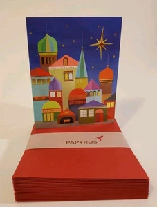 Papyrus Weihnachtskarten Die Heilige Stadt Jerusalem Box mit 20 Karten Envs & Siegel - Bild 1 von 9