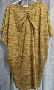 Bellambra Italy Sweater Dress Size Small Pockets Short Sleeve Scoop Neck - Picture 1 of 10