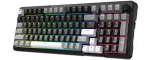 K742 Wireless Mechanical Gaming Keyboard with Knob, Bluetooth 5.0/2.4GHz/USB ... - Picture 1 of 9