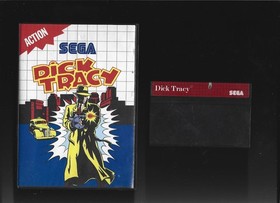 Sega Master System   DICK TRACY     w/Cartridge & Box (CB)