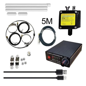 Broadband Receiver Active Ring Antenna 0-30DB Adjustable Gain Built-in Filters - Bild 1 von 27