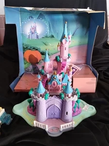 2001 VINTAGE DISNEY PRINCESS CINDERELLA WEDDING PALACE POLLY POCKET READ DESCRIP - Picture 1 of 24