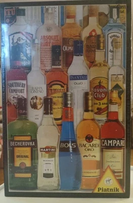 Piatnik 1000 Pc Puzzle - New In Factory Sealed Box - Liquor Bottles - Image 1 of 2