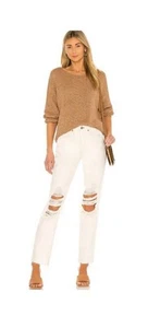 rag & bone $273 Rosa Mid-Rise Boyfriend Sz 30 Off-White NWT - Picture 1 of 4