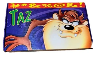 Vintage Taz Looney Tunes Pencil Cardboard Box Organizer Warner Bros 2000 - Picture 1 of 6