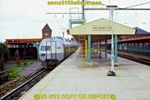 ORIGINAL SLIDE PENN CENTRAL RR METROLINER 862 WILMINGTON DE 1975 CLASSIC - Picture 1 of 1