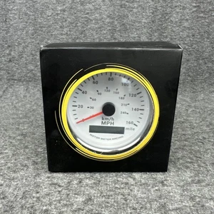 Motor Meter Racing W PRO 85mm GPS Speedometer 160 MPH Waterproof - Picture 1 of 7