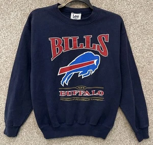 Vintage 90s Lee Sport NFL Mens Buffalo Bills Crewneck Sweatshirt Size XL USA - Picture 1 of 13