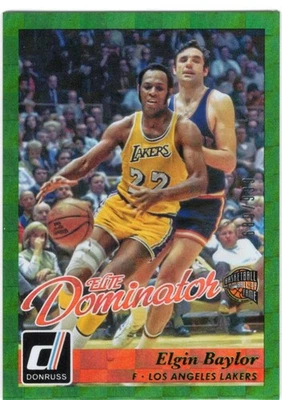 2015-16 DONRUSS ELITE ELGIN BAYLOR DOMINATOR #689/999 - Image 1 of 2