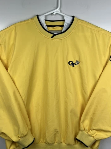 Cutter & Buck Mens sweater large pullover Georgia Tech Yellow Jackets vintage Cover