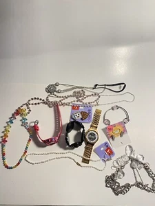 Mixed Toy jewelry dress up Lot Jewelry bracelets necklace charms some vintage - Picture 1 of 6