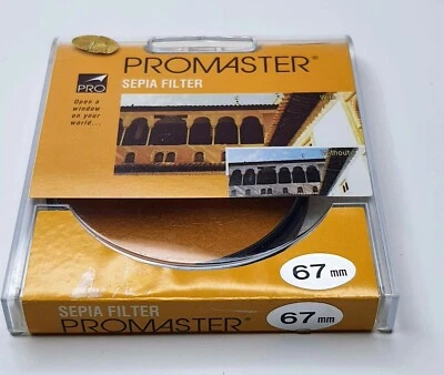 Pro 67mm Special Effect Sepia Lens Filter Old Tyme For Film Digital Black White - Image 1 of 4