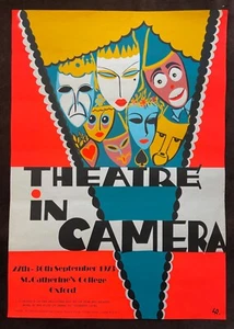 Oxford 1973 ""Theater in der Kamera"" Konferenzposter St. Catherine's College - Bild 1 von 4