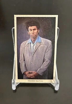 MINI cartão de beisebol engraçado personalizado Cosmo Kramer Seinfeld metálico T206 tabaco - Imagem 1 de 4