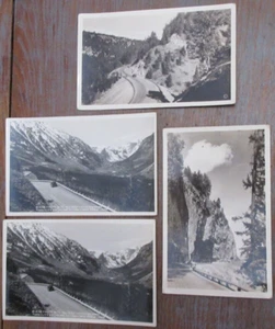 Lotto 4 cartoline vintage FOTO REALI inutilizzate YELLOWSTONE PARK Lodge RED LODGE HWY - Foto 1 di 5