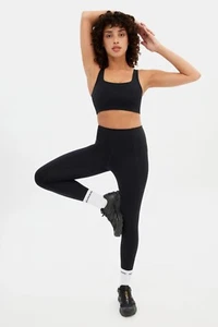 GIRLFRIEND COLLECTIVE Compressive High-Rise Leggings Black Sz Large - Picture 1 of 4