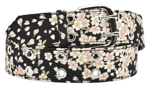 Ripple Japan Japanese Pattern Fashion Belt - Cherry Blossoms NEW - Picture 1 of 1