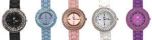 Kirks Folly Fairy Halo Sparkle Watch: Choice: Black, Blush, White, Blue, Purple - Picture 1 of 11