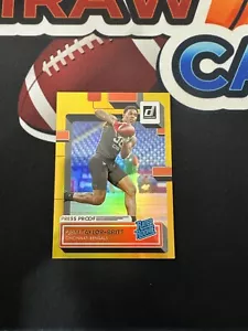 2022 Cam Taylor-Britt Panini Donruss Gold Holo Press Proof Rated Rookie #378 - Picture 1 of 2
