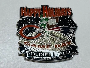 Chicago Bears vs New England Patriots Game Day Pin December 12 2010 12/12/10 - Picture 1 of 2