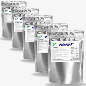 5 x 1 kg - Vitamina C Polvere Pura - E300 Acido Ascorbico Integratore - PrinFit - Foto 1 di 2