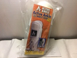 ACTIVE ANKLE ALL-SPORT PROTECTIVE GEAR SIZE LARGE New sealed plastic bag WHITE - Picture 1 of 5