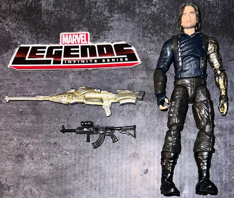 Marvel Legends Avengers Infinity War Movie Falcon 2 Pack Winter Soldier Figure + Cover