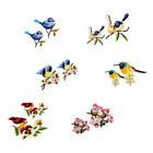 12 Pcs Stickereiapplikationen Aufnäher Dekorativ Vögel Bestickte