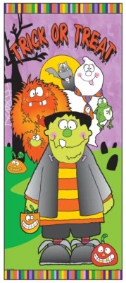 Monstruos Cubierta de Puerta Halloween Fiesta Cubierta de Puerta Lindos Monstruos Foto 1 de 2