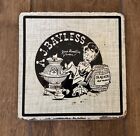 Vintage A.J. Bayless Your Hometown Grocer Advertising Hot Pad Plate Pro-Tex