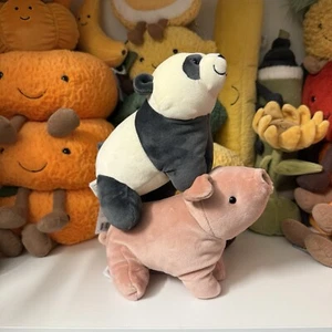 Jellycat Small 8" Mellow Mallow Pig BNWT Retired Stuffed Plush Toy Collectible - Picture 1 of 6