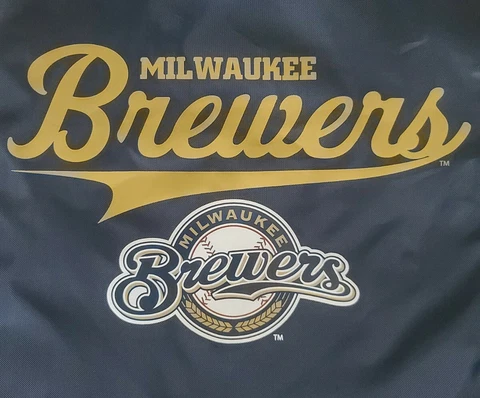 MLB Milwaukee Brewers ~ Navy ~ Draw String Carry Bag ~ Durable ~ MLMI-0C3 Cover