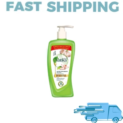 Xampu para crescimento de cabelo alho espanhol Vatika com óleo nutritivo Vatika 600 ml - Imagem 1 de 2