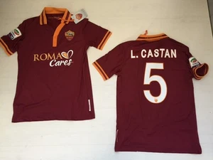 2671 AS ROMA L. CASTAN TRIKOT SHIRT '13 JERSEY AUTHENTIC MATCH SHIRT - Bild 1 von 1