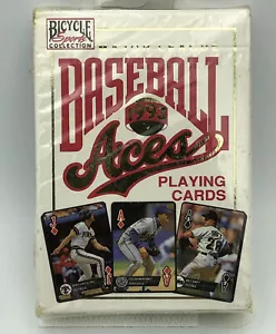 Mazo de cartas de juego de los ases de béisbol de las Grandes Ligas 1993 - ¡Nuevo de lote antiguo! - Imagen 1 de 6