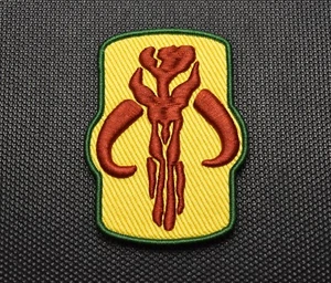 Premium Embroidered Mythosaur UniformPatch Boba Fett Mandalorian Star Wars Jango - Picture 1 of 2