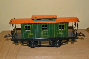 Vintage Hornby Series O Gauge American 1930s NYC 2528 Caboose Railway Wagon - Picture 1 of 10